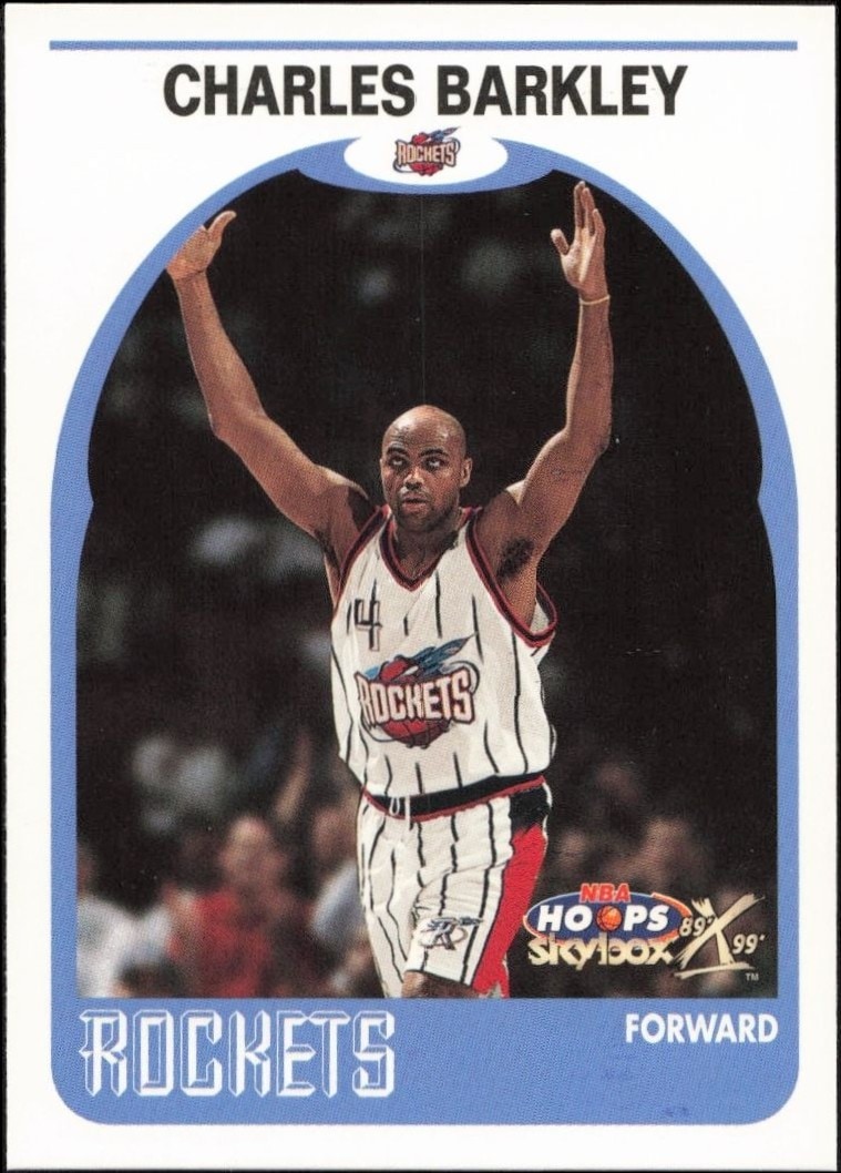 1999-00 Skybox NBA Hoops Decade Charles Barkley #110 trading card