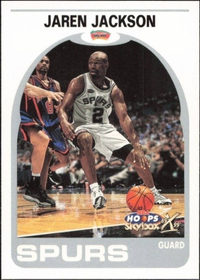 1999-00 Skybox NBA Hoops Decade Jaren Jackson #3 trading card