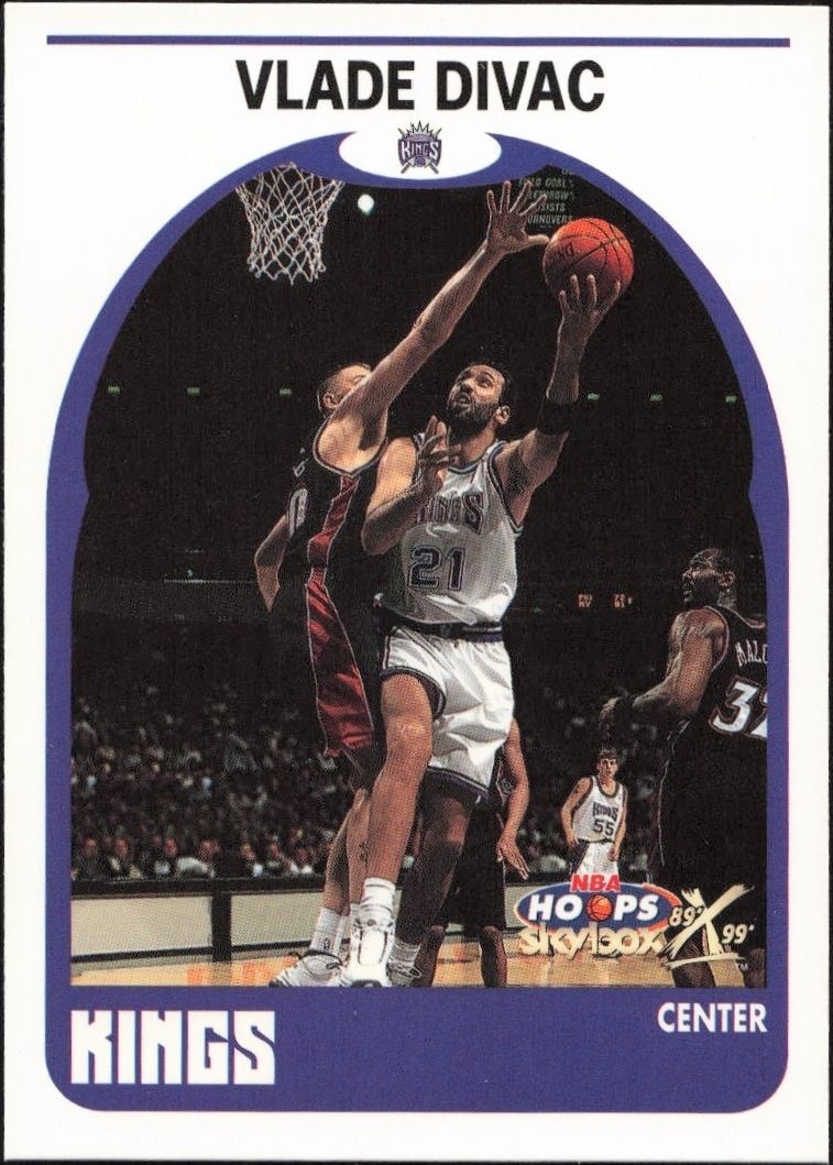 1999-00 Skybox NBA Hoops Decade Vlade Divac #172 trading card