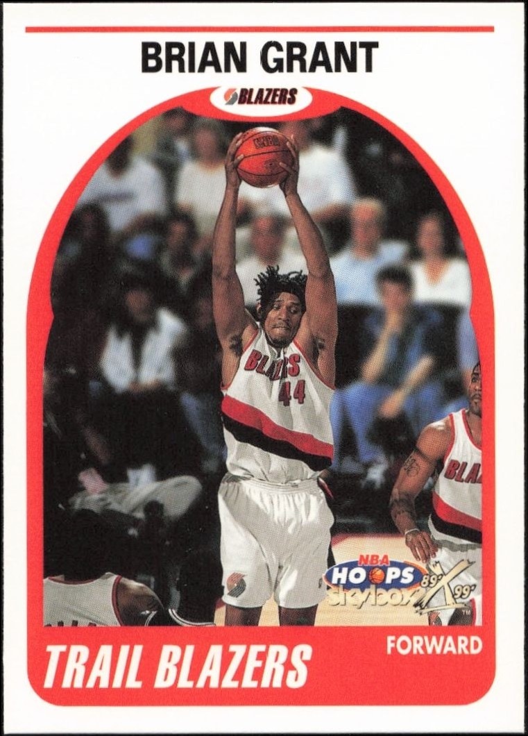 1999-00 Skybox NBA Hoops Decade Brian Grant #92 trading card