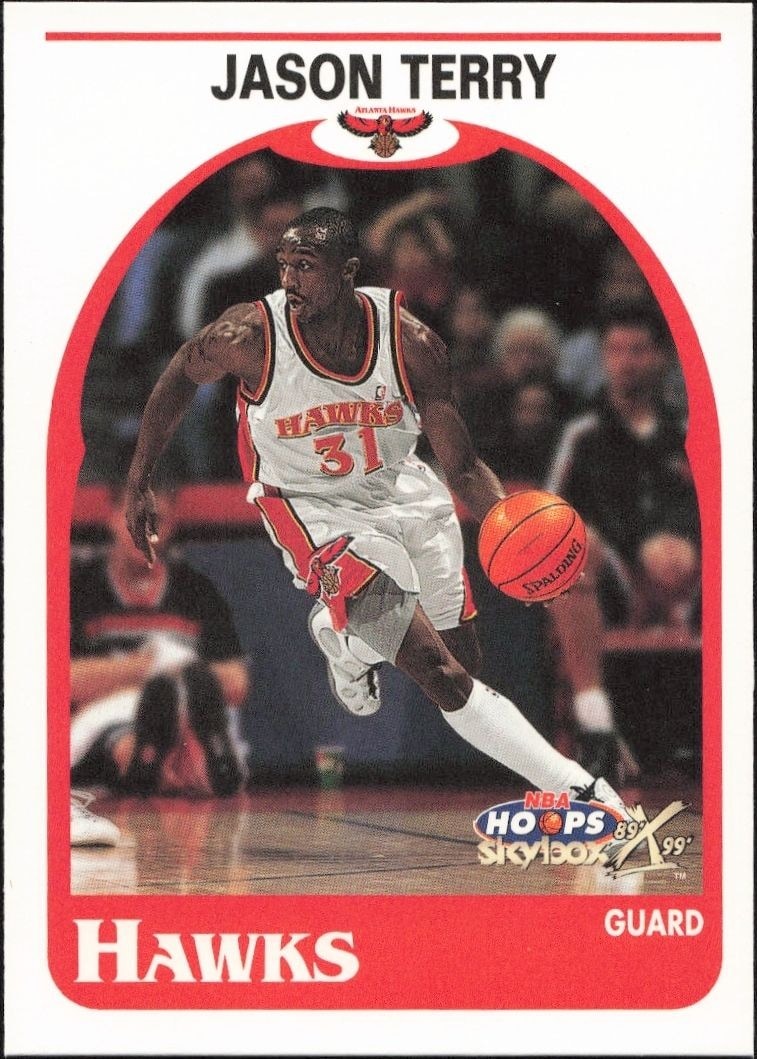 1999-00 Skybox NBA Hoops Decade Jason Terry #30 trading card