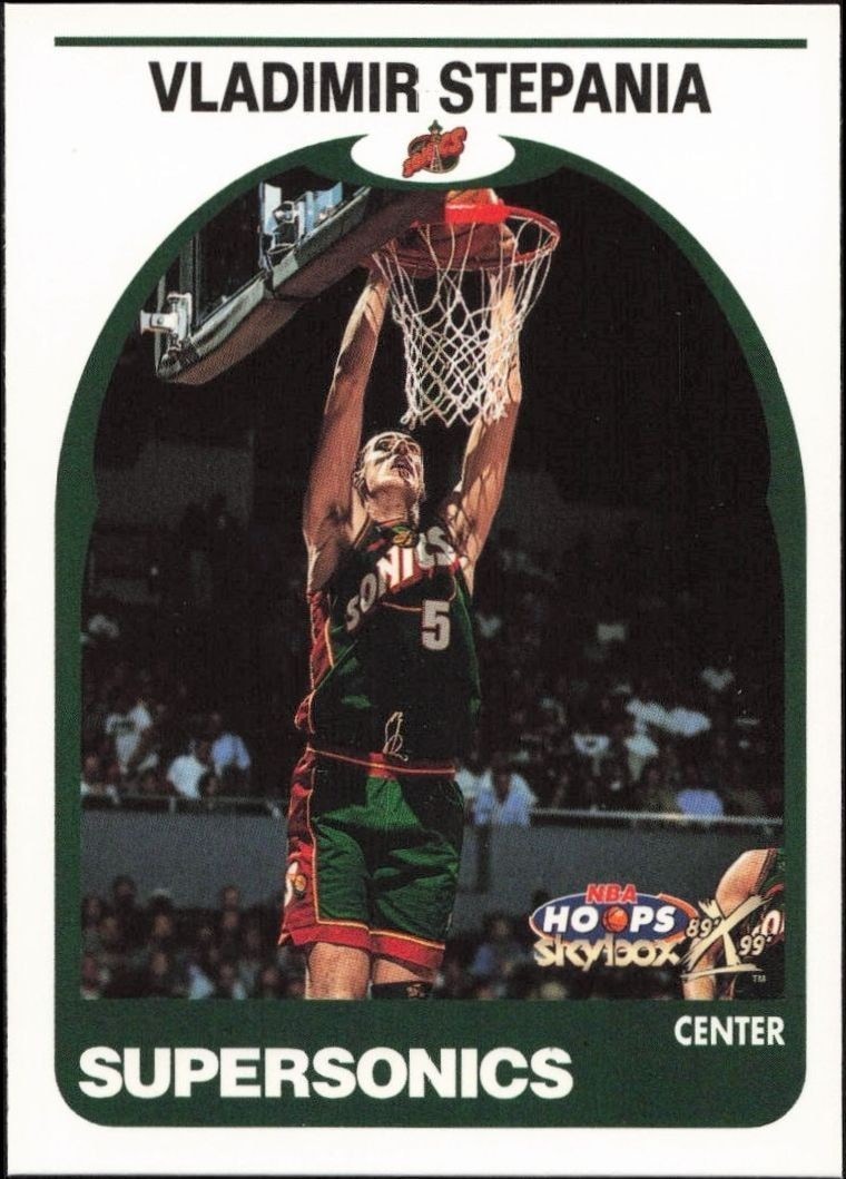 1999-00 Skybox NBA Hoops Decade Vladimir Stepania #34 trading card