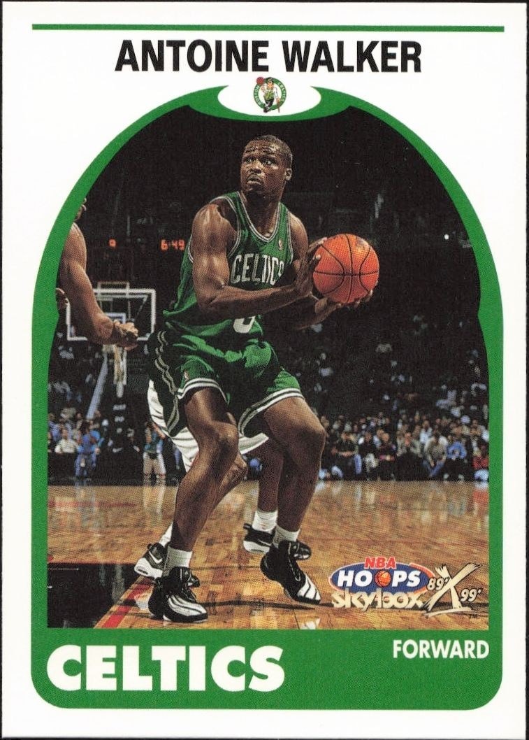 1999-00 Skybox NBA Hoops Decade Antoine Walker #9 trading card