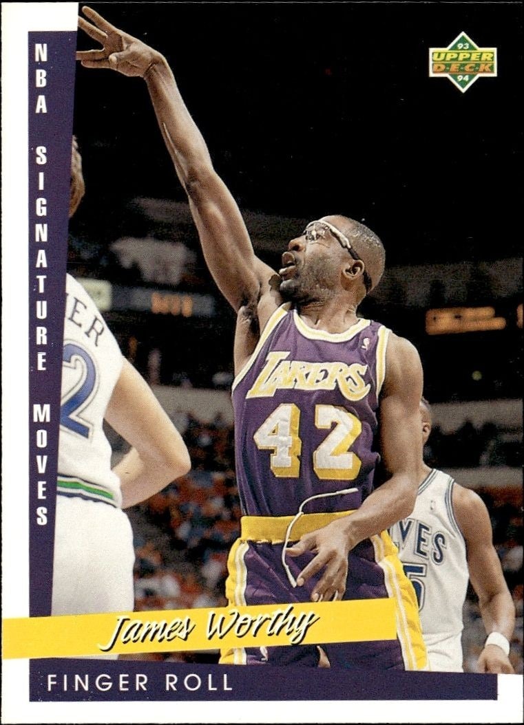 1993-94 Upper-Deck Collector's Choice James Worthy #250 trading card
