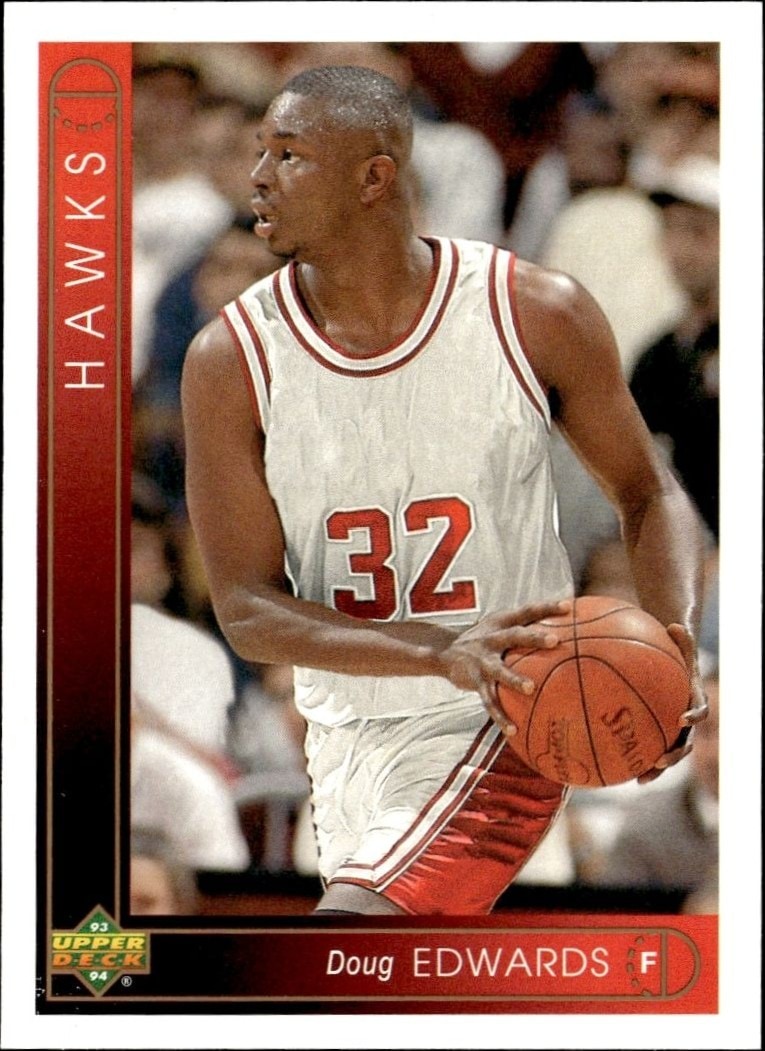 1993-94 Upper-Deck Collector's Choice Doug Edwards #158 trading card