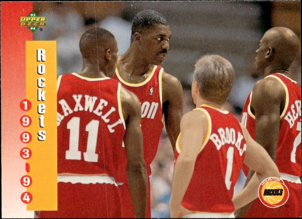 1993-94 Upper-Deck Collector's Choice Houston Rockets #219 trading card