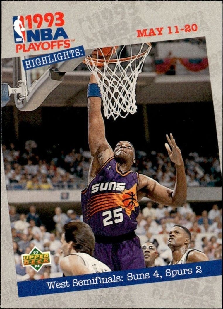 1993-94 Upper-Deck Collector's Choice West Semifinals: Suns 4, Spurs 2 #188 trading card