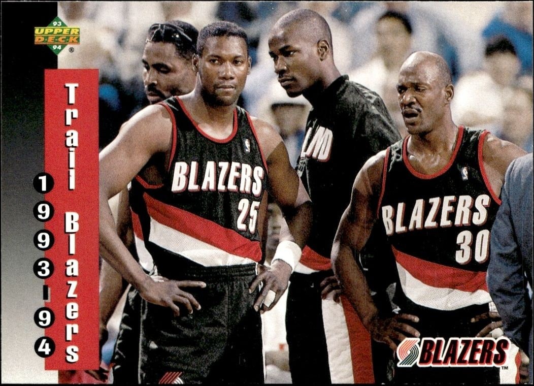 1993-94 Upper-Deck Collector's Choice Portland Trail Blazers #231 trading card