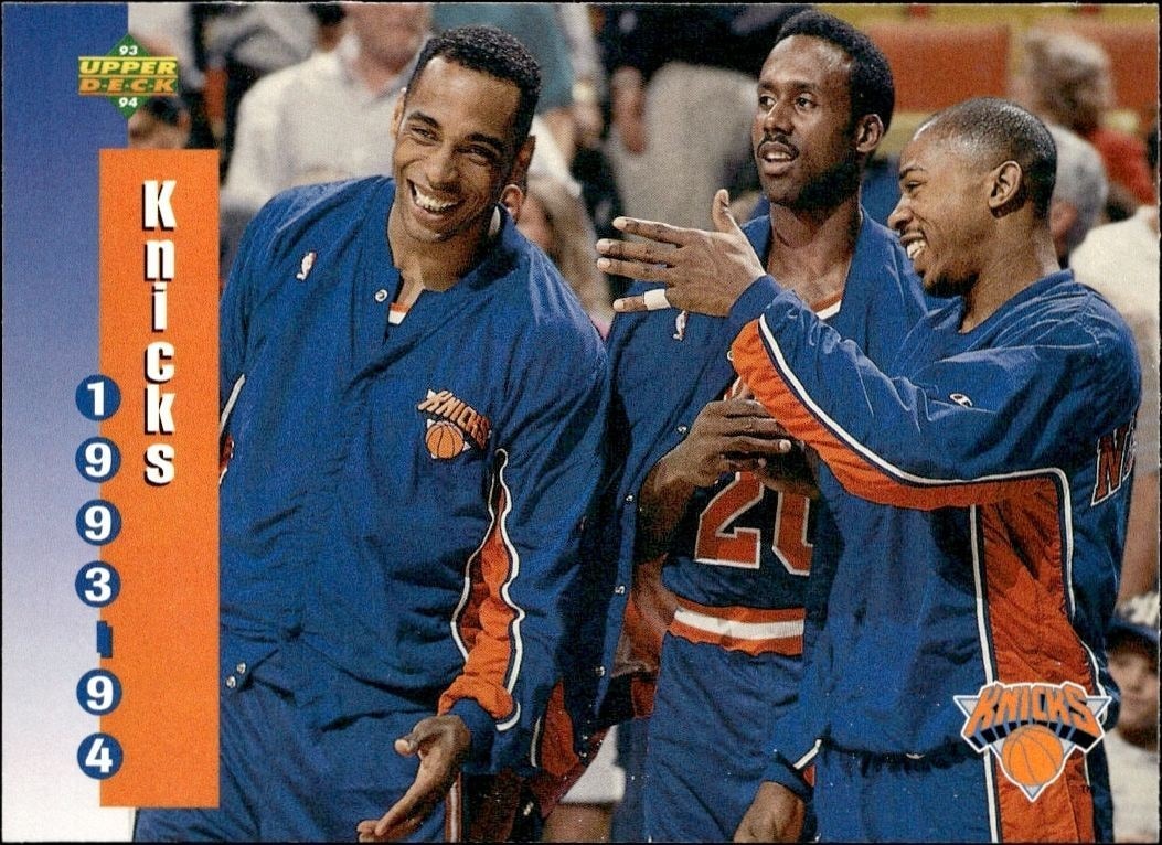 1993-94 Upper-Deck Collector's Choice New York Knicks #227 trading card