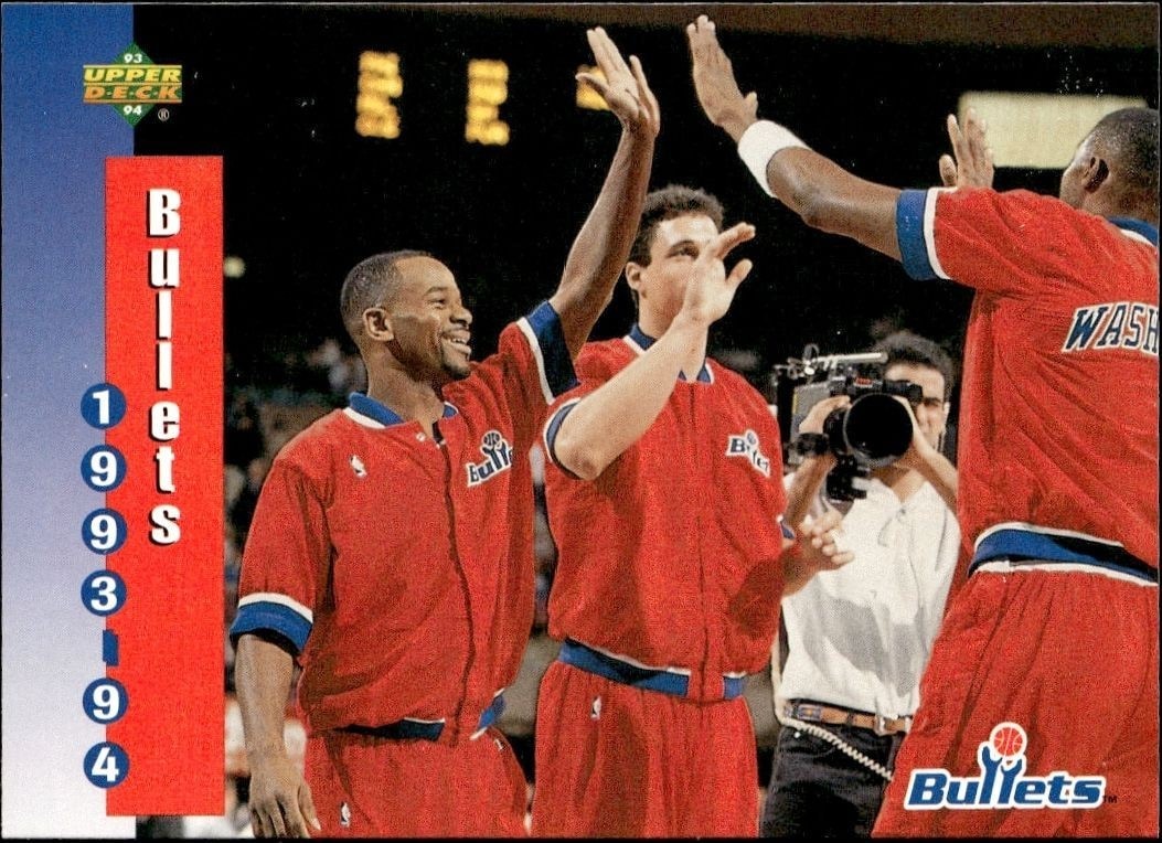 1993-94 Upper-Deck Collector's Choice Washington Bullets #236 trading card