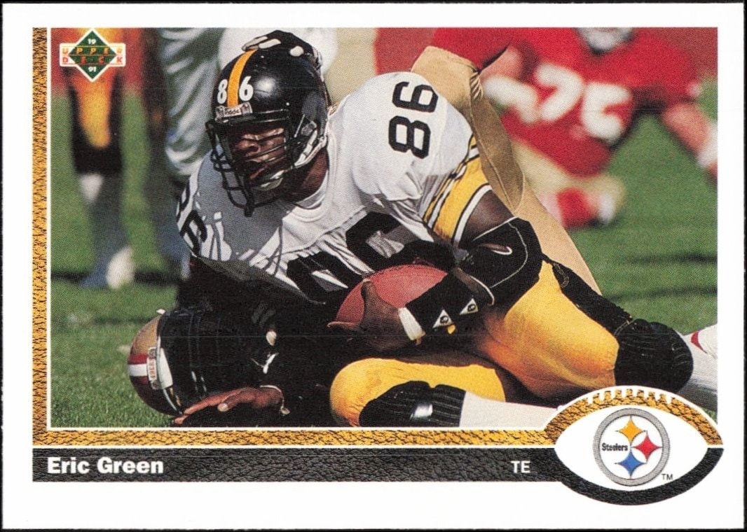 1991 Upper-Deck Eric Green #486 trading card