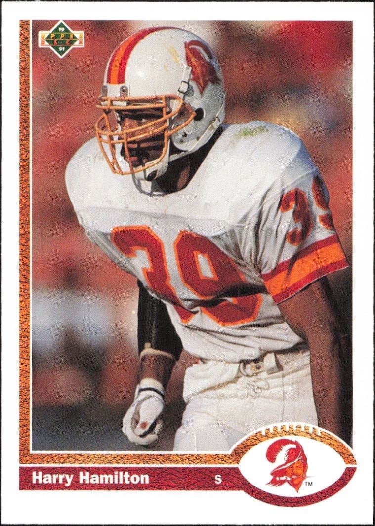 1991 Upper-Deck Harry Hamilton #487 trading card