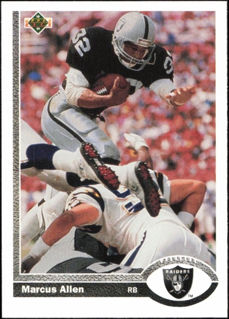 1991 Upper-Deck Marcus Allen #446 trading card