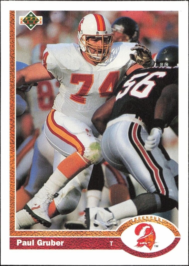 1991 Upper-Deck Paul Gruber #388 trading card
