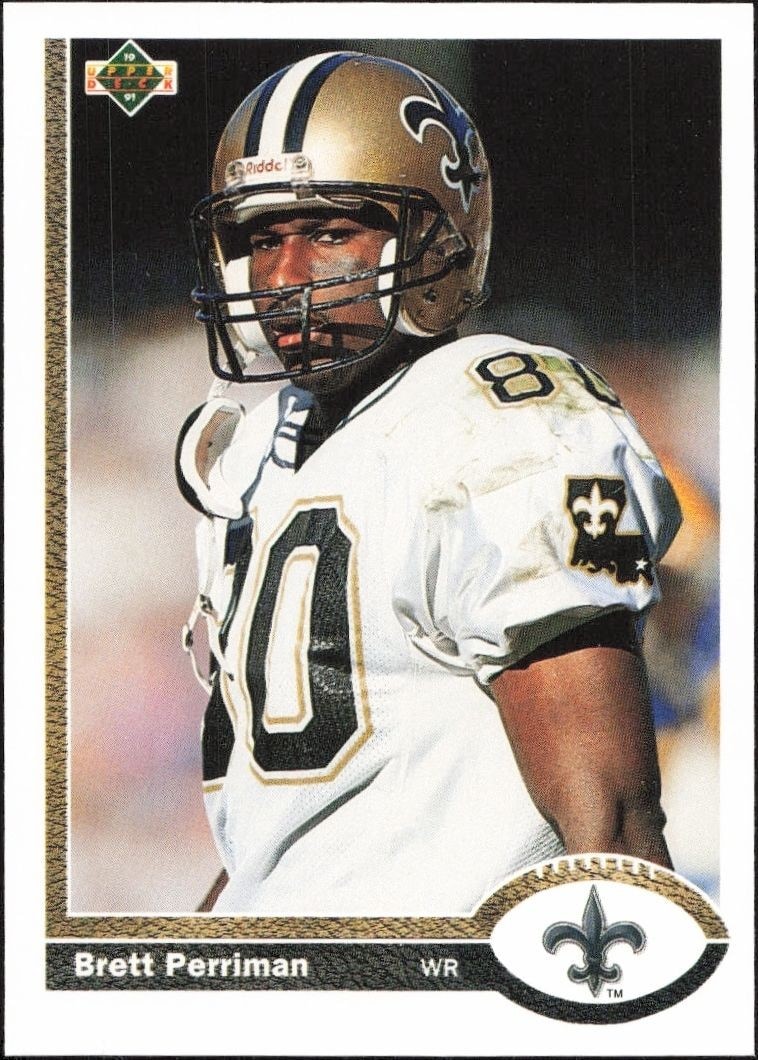 1991 Upper-Deck Brett Perriman #58 trading card