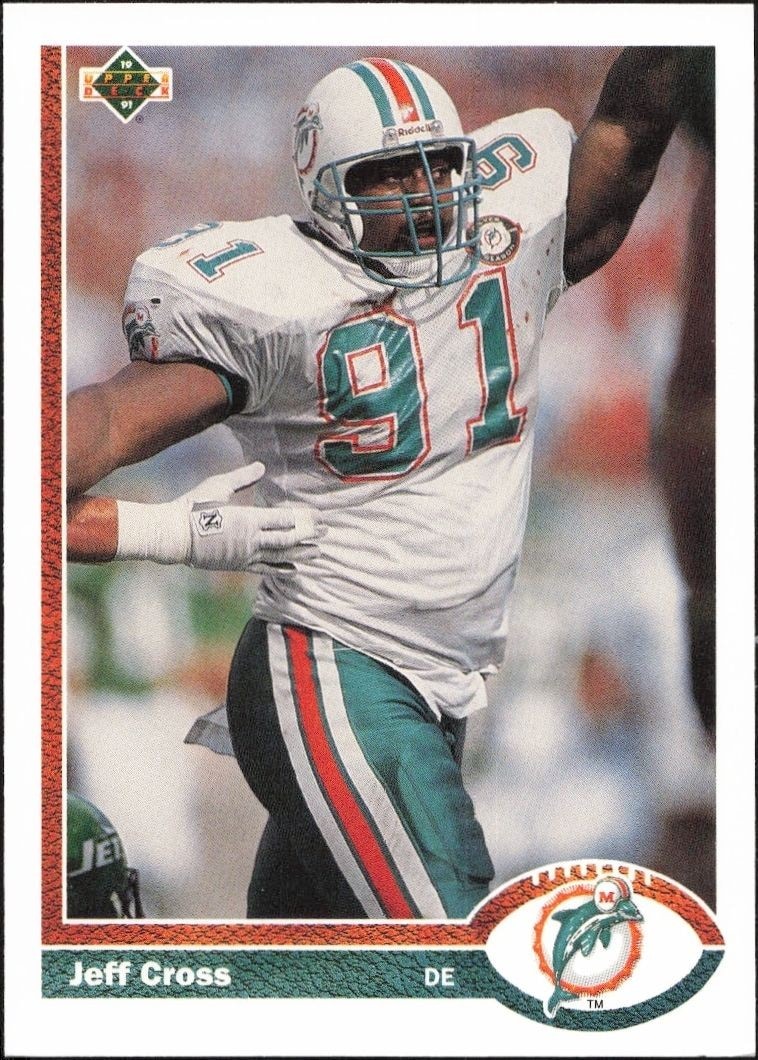 1991 Upper-Deck Jeff Cross #415 trading card