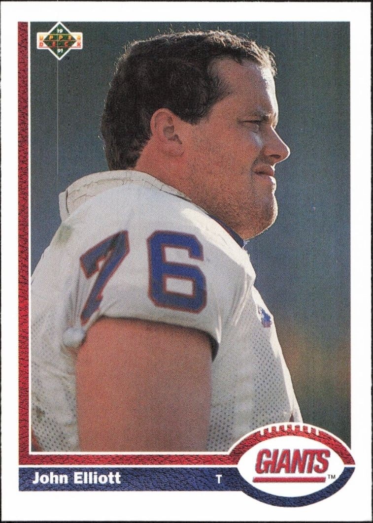 1991 Upper-Deck John Elliott #420 trading card