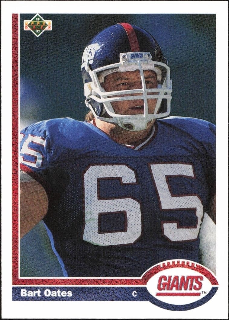 1991 Upper-Deck Bart Oates #418 trading card