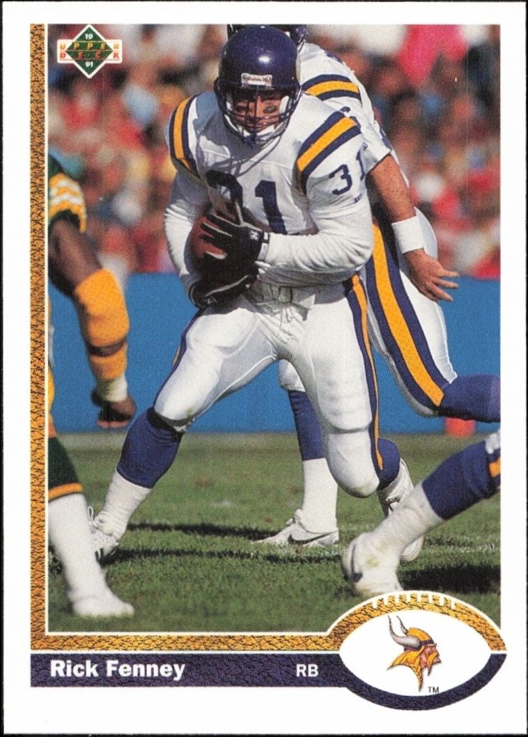 1991 Upper-Deck Rick Fenney #425 trading card
