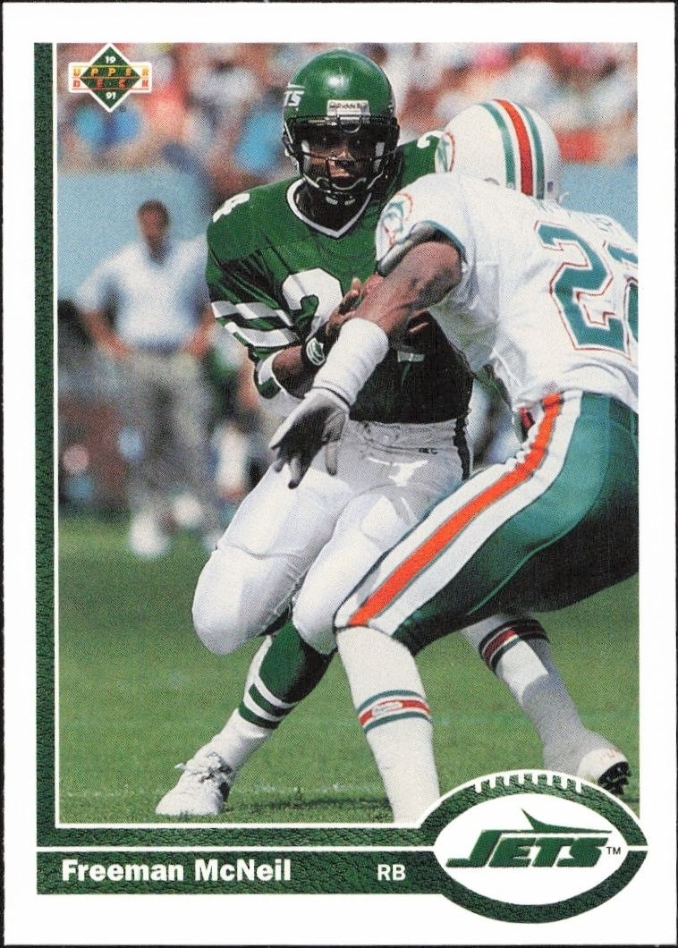 1991 Upper-Deck Freeman McNeil #431 trading card