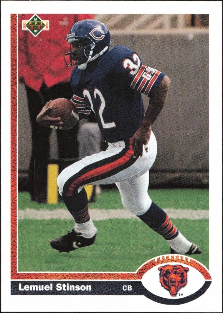 1991 Upper-Deck Lemuel Stinson #339 trading card