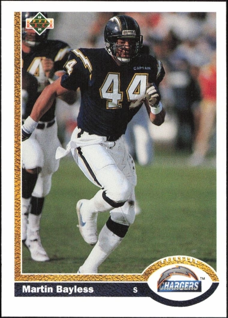 1991 Upper-Deck Martin Bayless #350 trading card