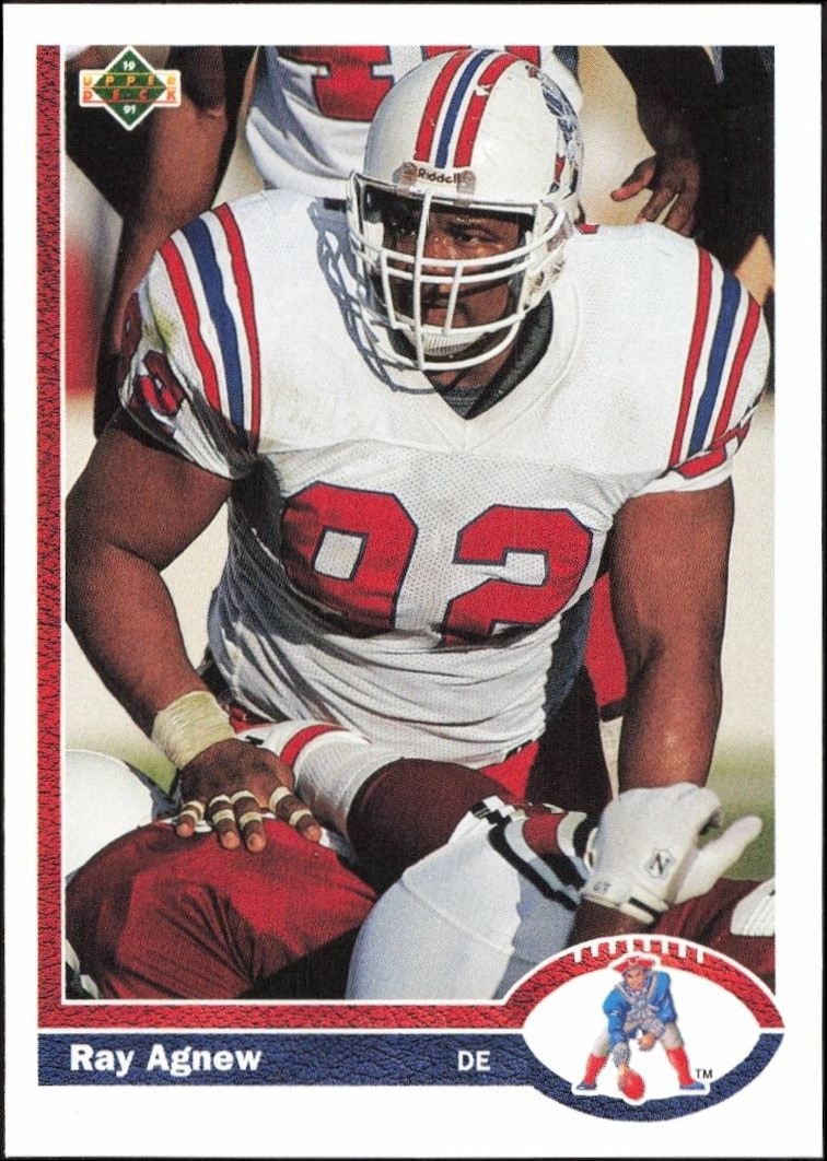 1991 Upper-Deck Ray Agnew #352 trading card