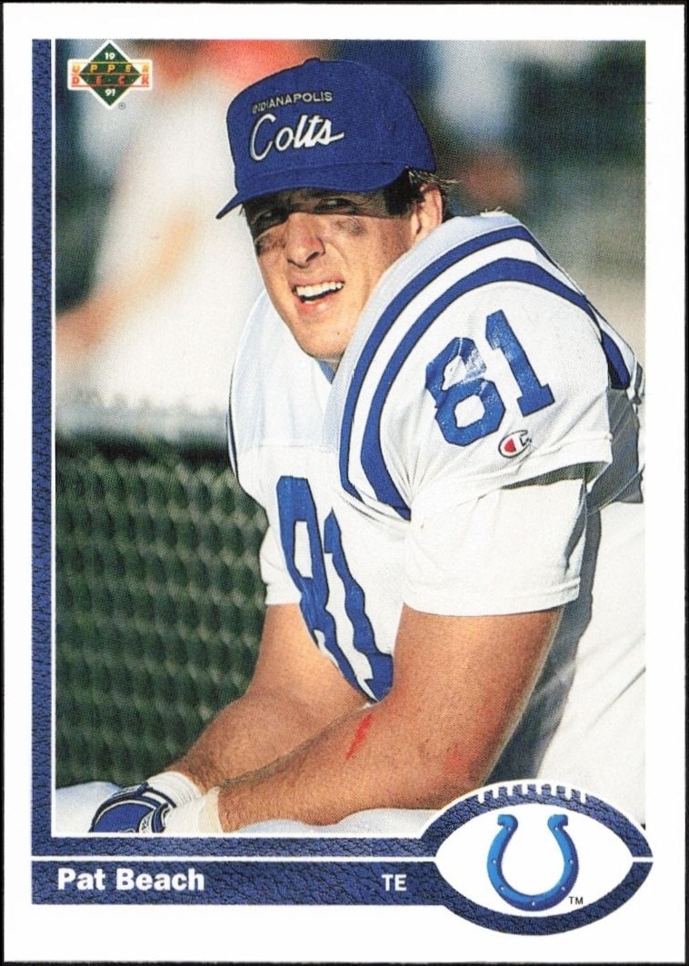 1991 Upper-Deck Pat Beach #62 trading card