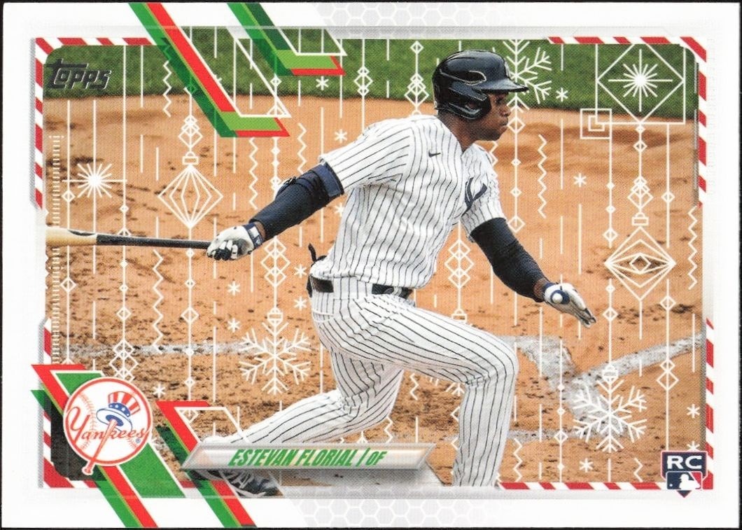 2021 Topps Holiday Estevan Florial #HW181 trading card