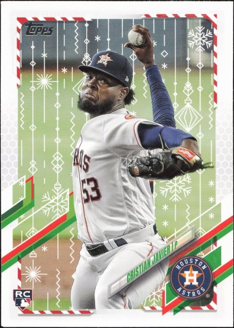 2021 Topps Holiday Cristian Javier #HW74 trading card