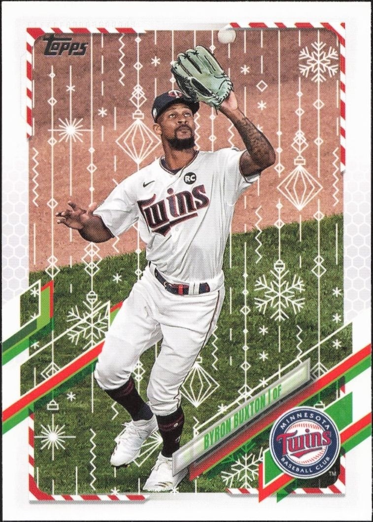 2021 Topps Holiday Byron Buxton #HW189 trading card