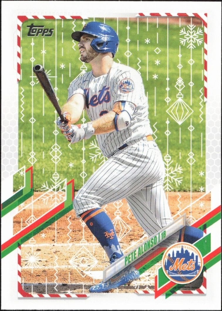 2021 Topps Holiday Pete Alonso #HW115 trading card