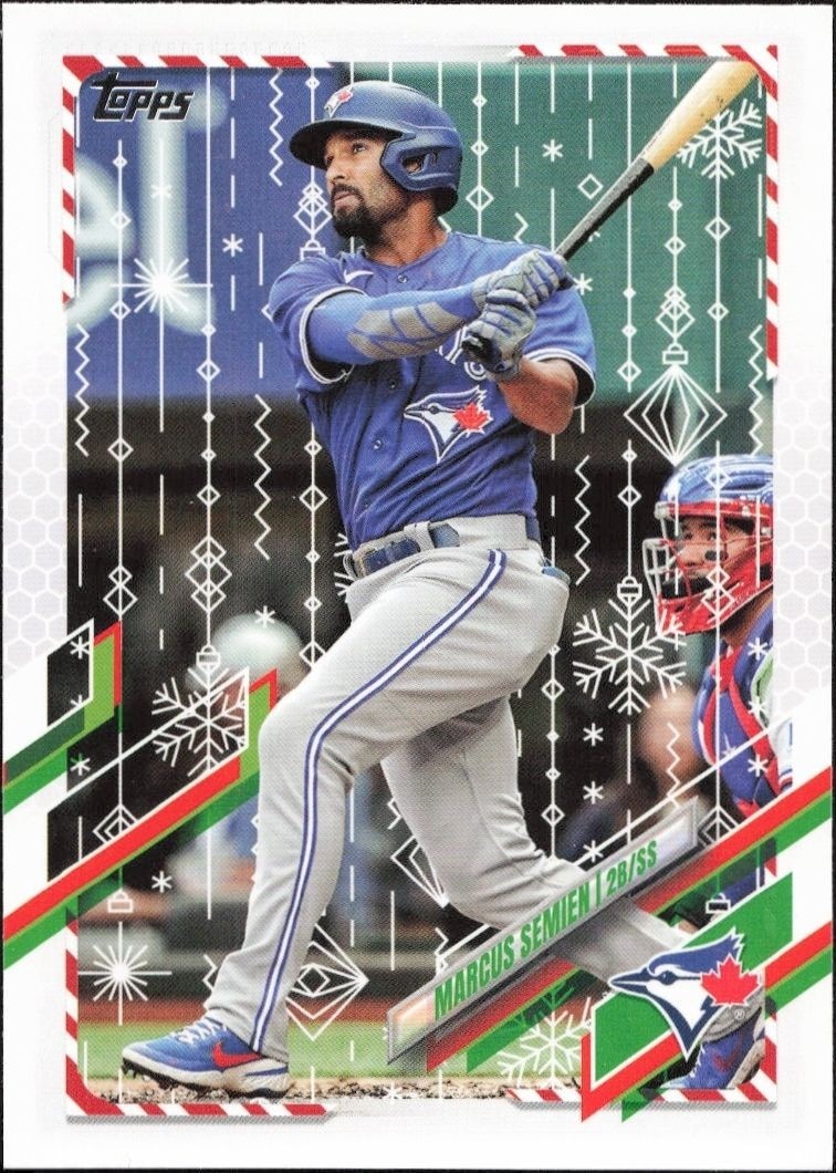 2021 Topps Holiday Marcus Semien #HW211 trading card