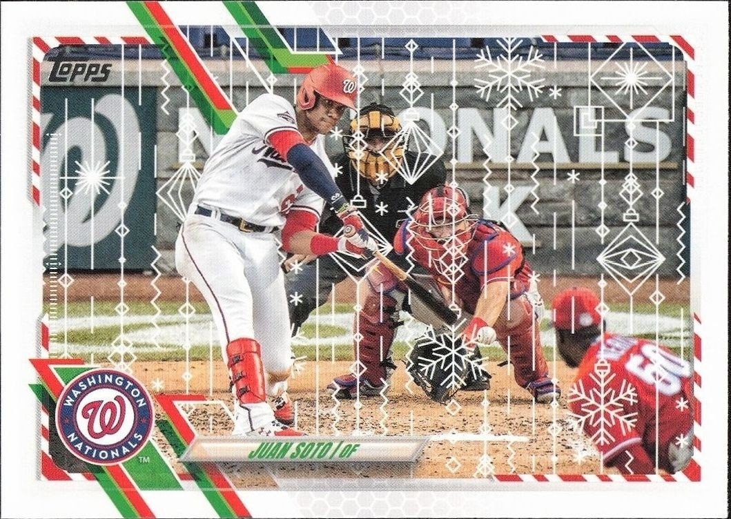 2021 Topps Holiday Juan Soto #HW100 trading card