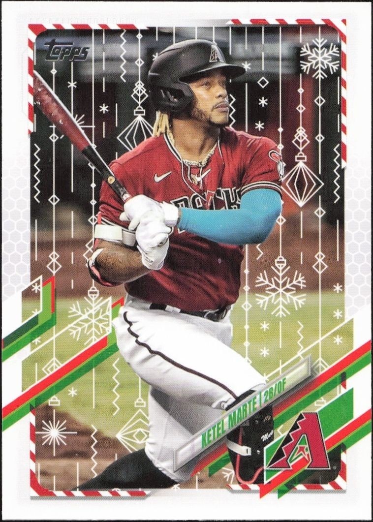 2021 Topps Holiday Ketel Marte #HW148 trading card