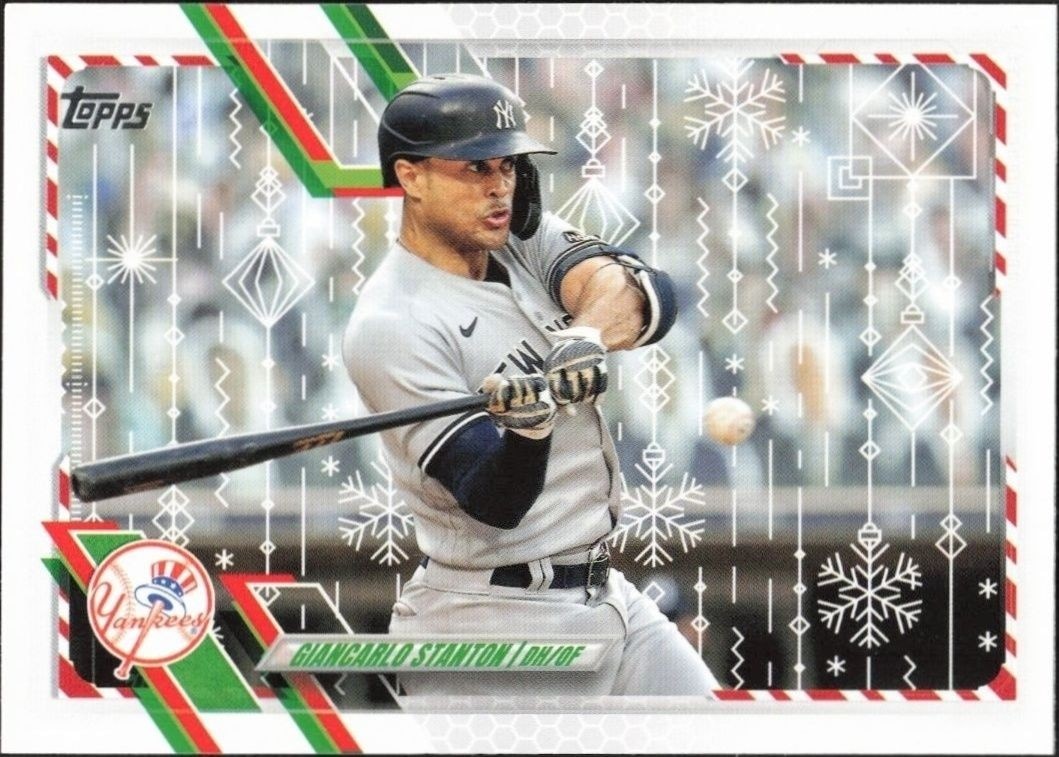 2021 Topps Holiday Giancarlo Stanton #HW16 trading card