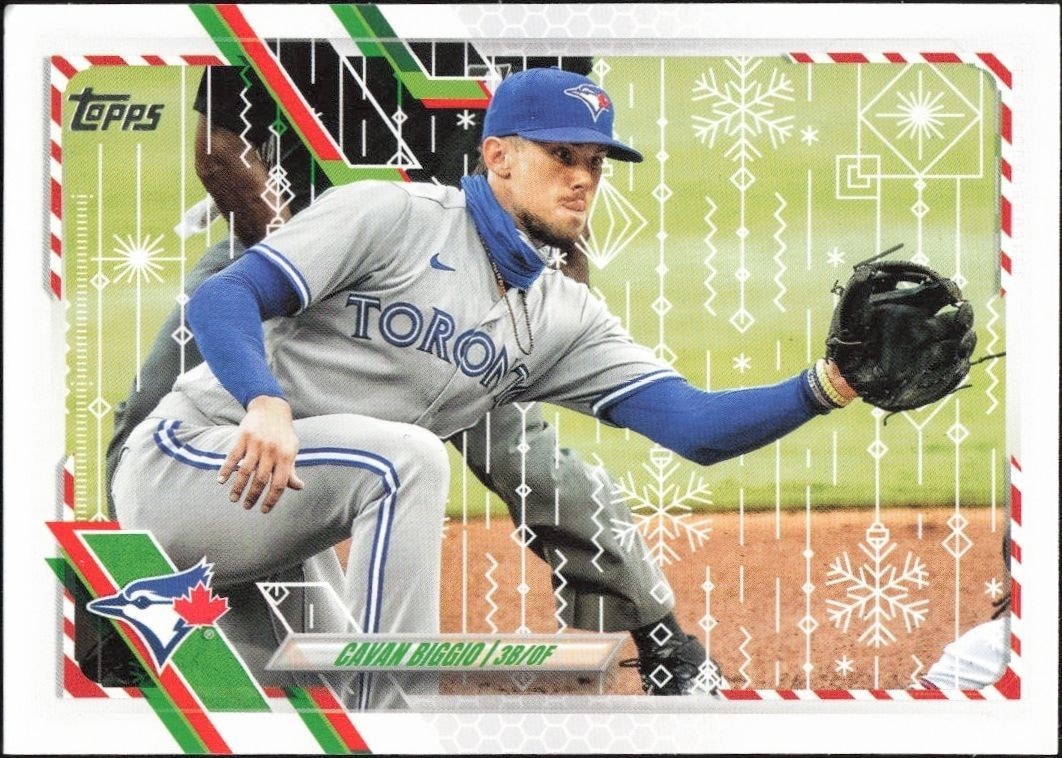 2021 Topps Holiday Cavan Biggio #HW143 baseball trading card front