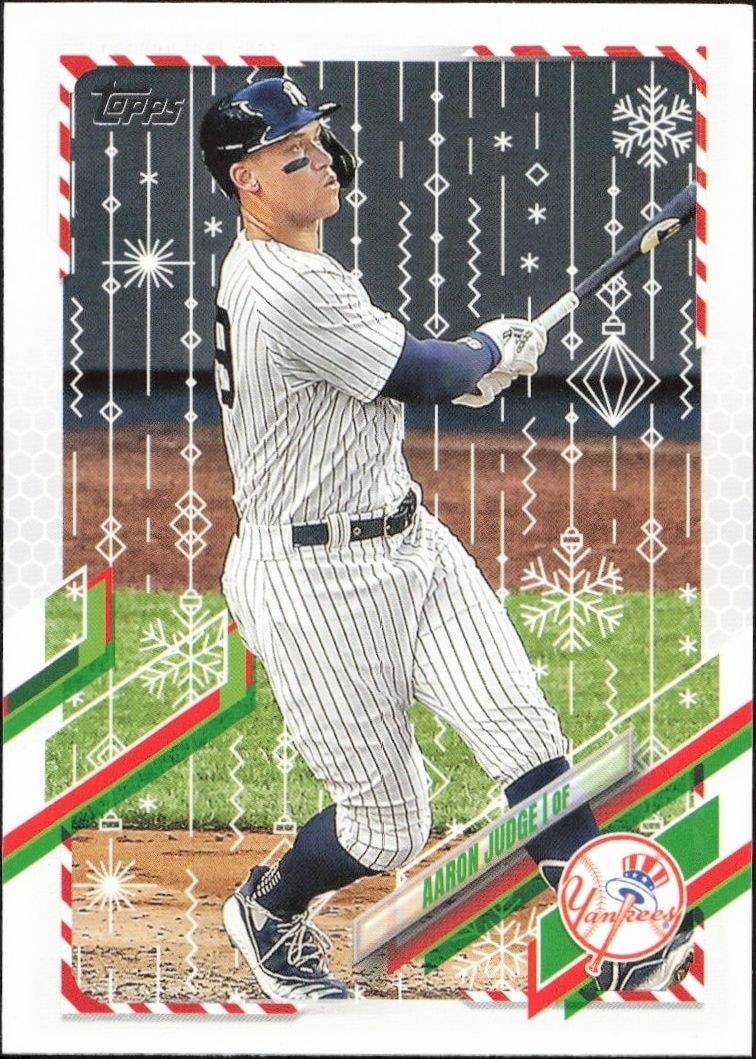 2021 Topps Holiday Aaron Judge #HW99 trading card