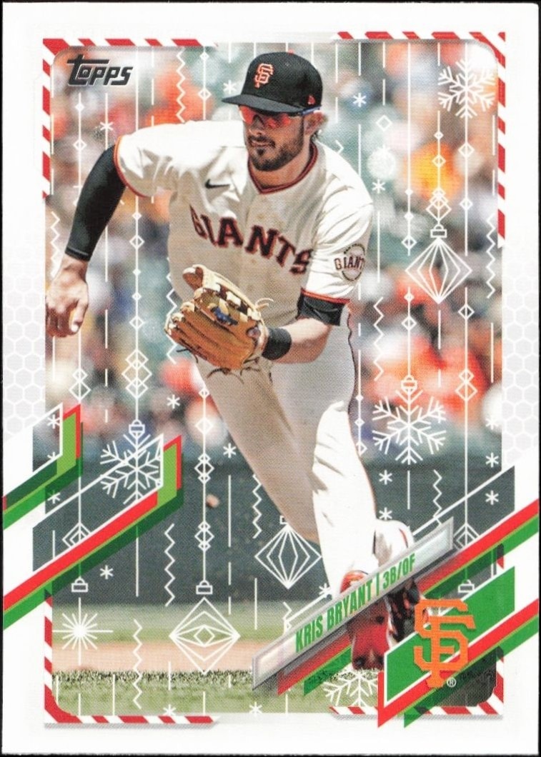 2021 Topps Holiday Kris Bryant #HW167 trading card