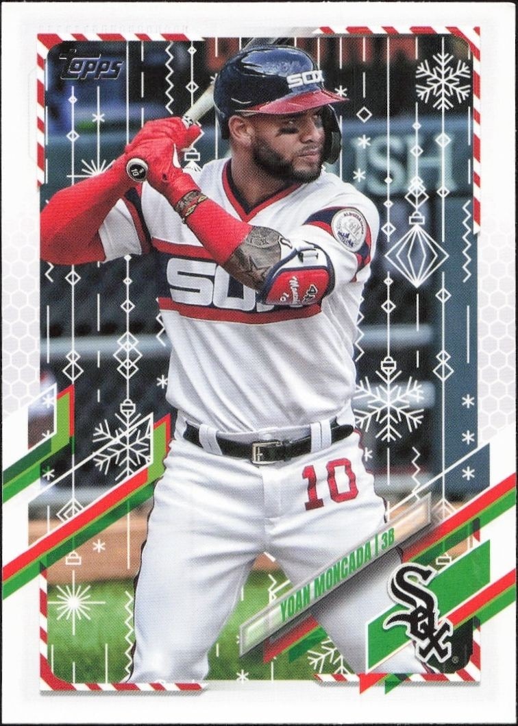 2021 Topps Holiday Yoan Moncada #HW175 trading card