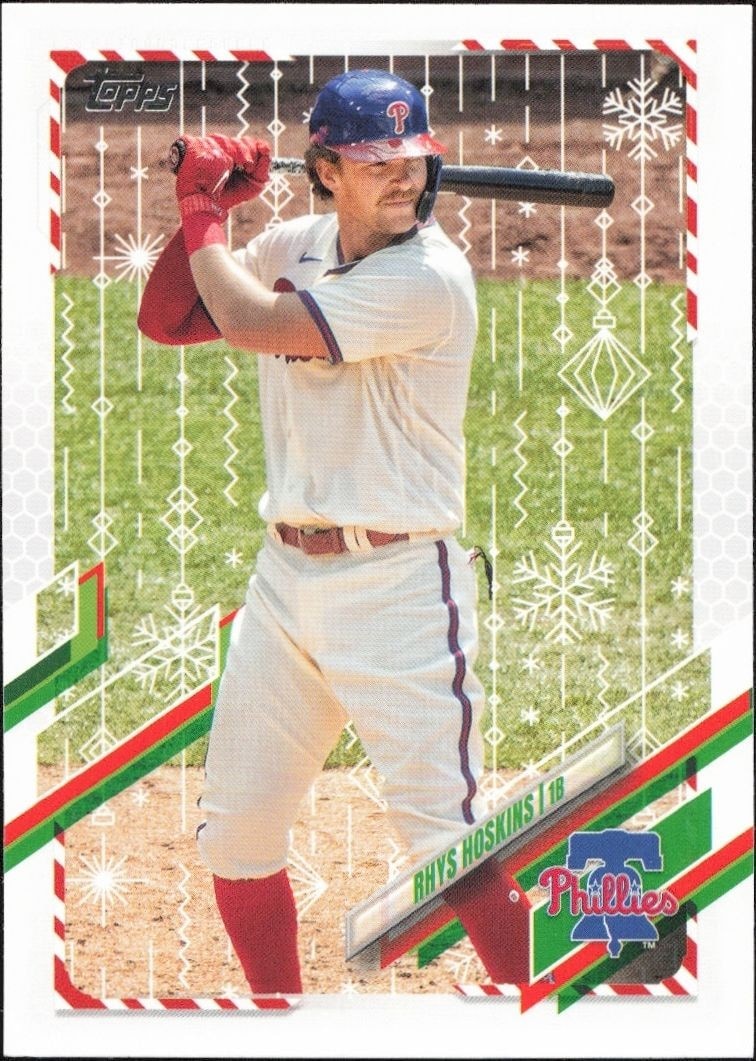 2021 Topps Holiday Rhys Hoskins #HW83 trading card