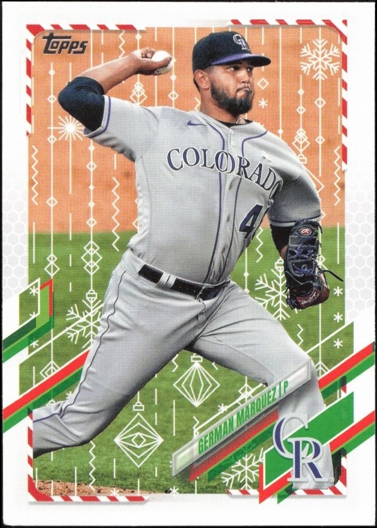 2021 Topps Holiday German Marquez #HW137 trading card
