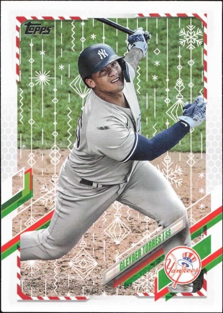2021 Topps Holiday Gleyber Torres #HW4 trading card