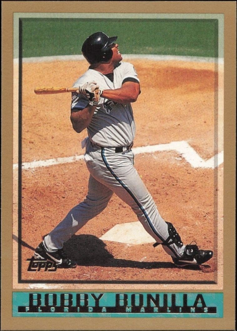 1998 Topps Series 2 Bobby Bonilla #356 trading card