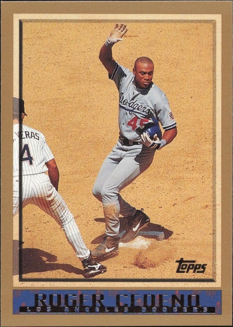 1998 Topps Series 2 Roger Cedeno #371 trading card