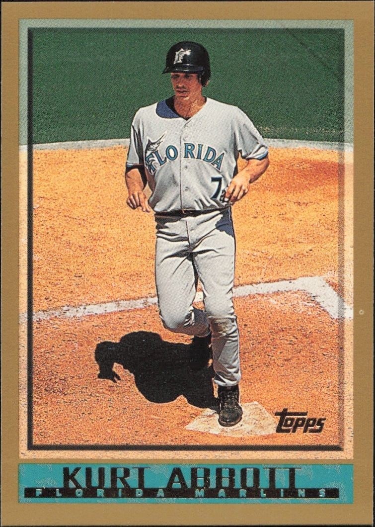 1998 Topps Series 1 Kurt Abbott #98 trading card