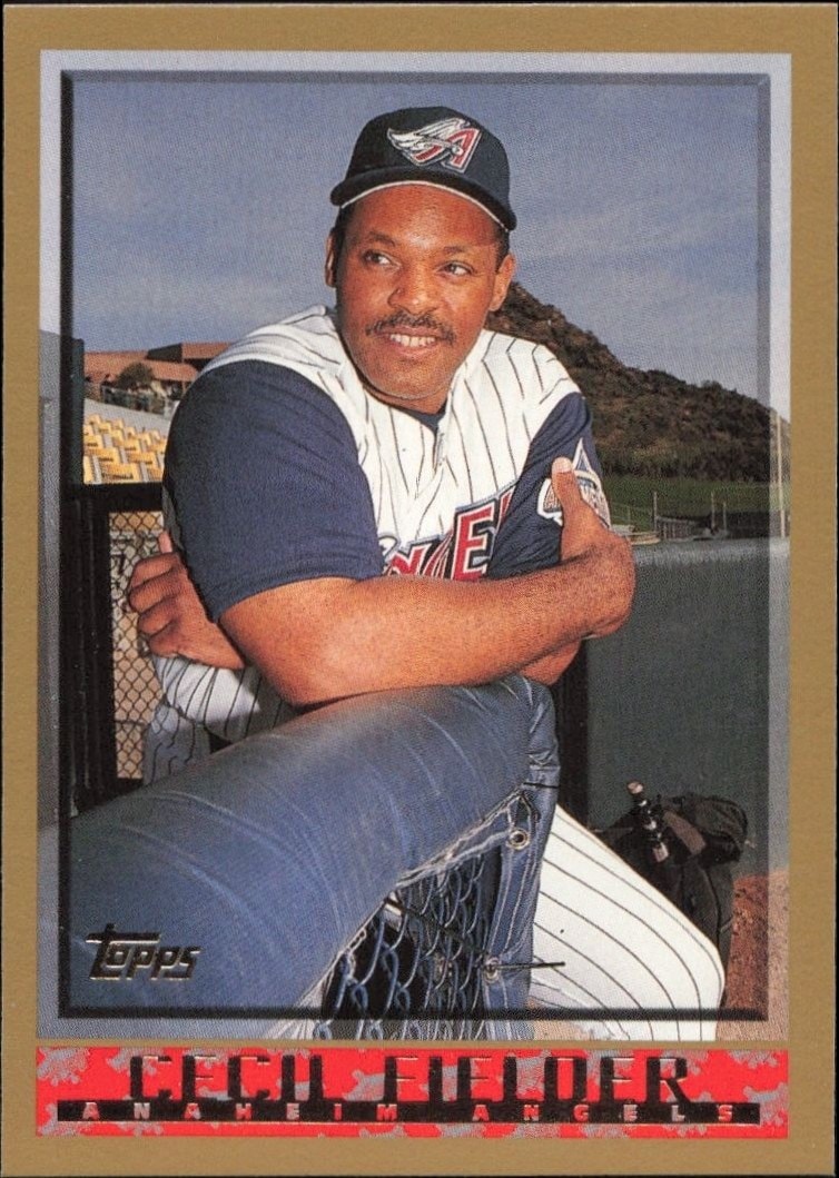 1998 Topps Series 2 Cecil Fielder #374 trading card