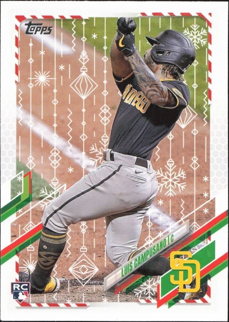 2021 Topps Holiday Luis Campusano #HW149 trading card
