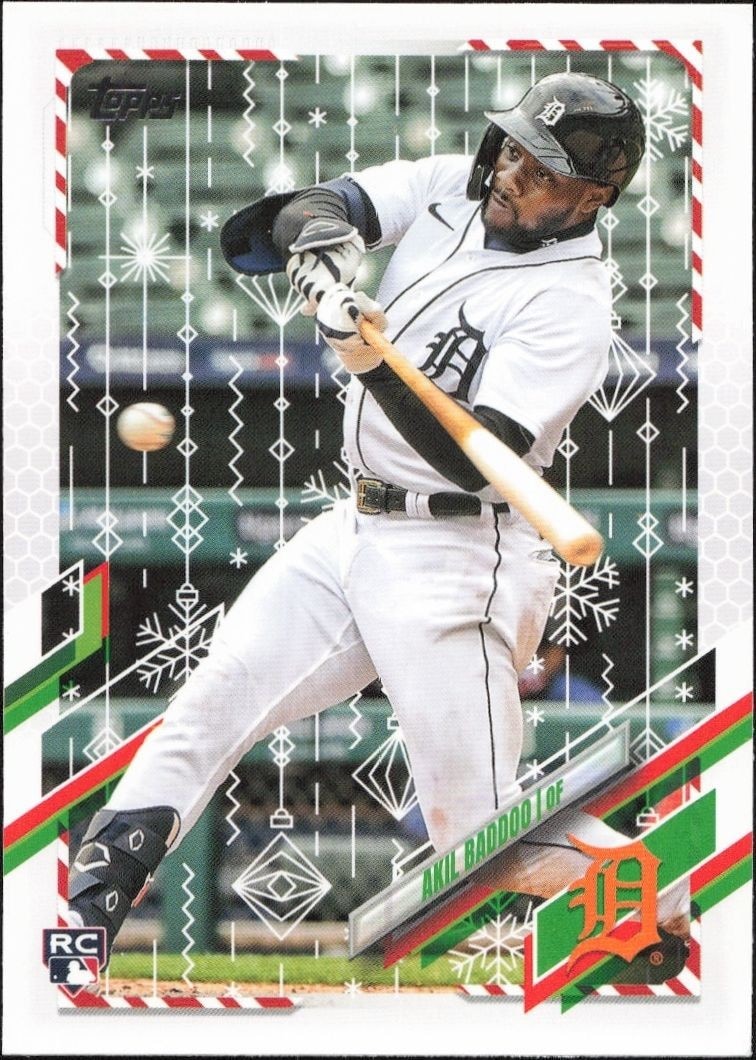 2021 Topps Holiday Akil Baddoo #HW101 trading card