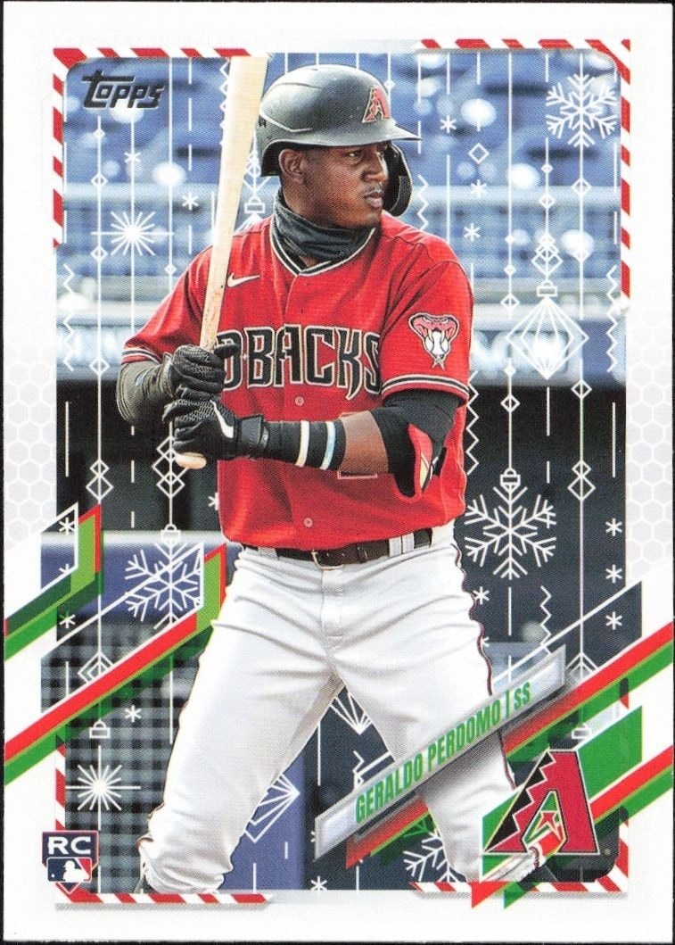 2021 Topps Holiday Geraldo Perdomo #HW87 trading card
